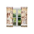 thumbnail image 3 of CADecor Egyptian Decor Window Treatment Panel Curtains Window Curtain Kitchen Curtain,Two Piece 26x39 Inches, 3 of 4