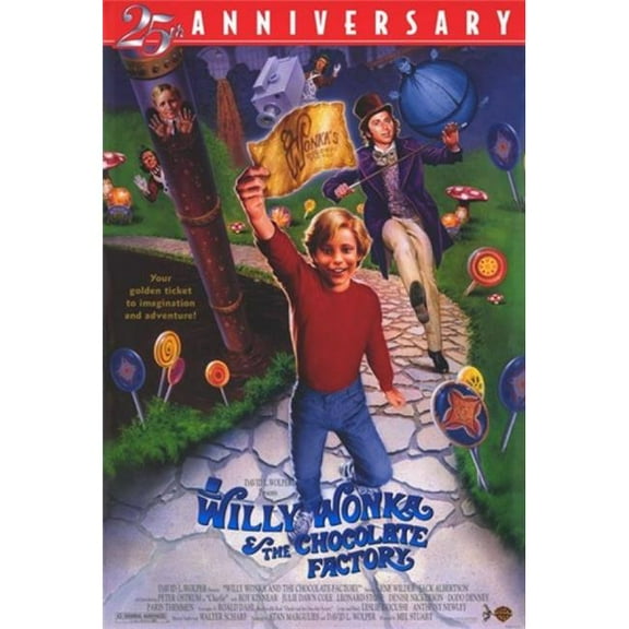 Willy Wonka & the Chocolate Factory Movie Poster - 11 x 17 in.
