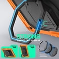 thumbnail image 4 of Case for Samsung Galaxy Tab A9+ Plus 2023 11 inch, 360 Rotating Stand Handle Shoulder Strap Heavy Duty Shockproof Cover, Orange, 4 of 7