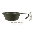 thumbnail image 2 of LIFKOME Fishing Bowls Stainless Steel Mixing Bowl Olive Green 1Pack, 2 of 8