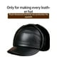 thumbnail image 5 of Guardurnaity Gorros de invierno de cuero de mediana edad forro polar cálido orejeras sombrero estilo Vintage sombrero térmico caminar al aire libre Sombreros Rojo marrón L{55-56} Guardurnaity AP013136-13, 5 of 6