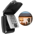thumbnail image 3 of Key Lock Box with Push Button Wall Mounted Spare Key Storage Box Portable Combination Key Lock Box Weatherproof Safe Key Keeper Box for Home Realtors Landlord Property Management, 3 of 11