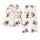 thumbnail image 5 of Ropa de dormir para niños, conjunto de ropa para el hogar similar al algodón de manga larga con cuello para niños y niñas, diseño de dibujos animados, primavera y otoño, 5 of 5
