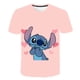 thumbnail image 1 of 2023 verano niños niñas Stitch camisetas dibujos animados bebé camisetas manga corta estampado niños ropa niños Stich ropa camisetas Tops11T Gao Jinjia LED, 1 of 2