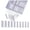 Clear, variant on Tkrady 500pcs Natural False Nail Tips Artificial Acrylic Nail Tip UV Gel French Art Manicure