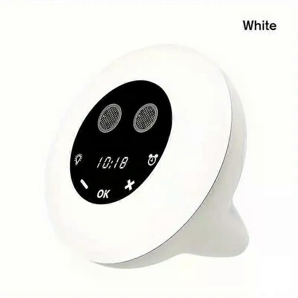 1pc Multifunctional Alarm Clock, Cute Alarm Clock With Time Management/Posture Correction Reminder/Intelligent Voice/light Control/Small Night Light/T