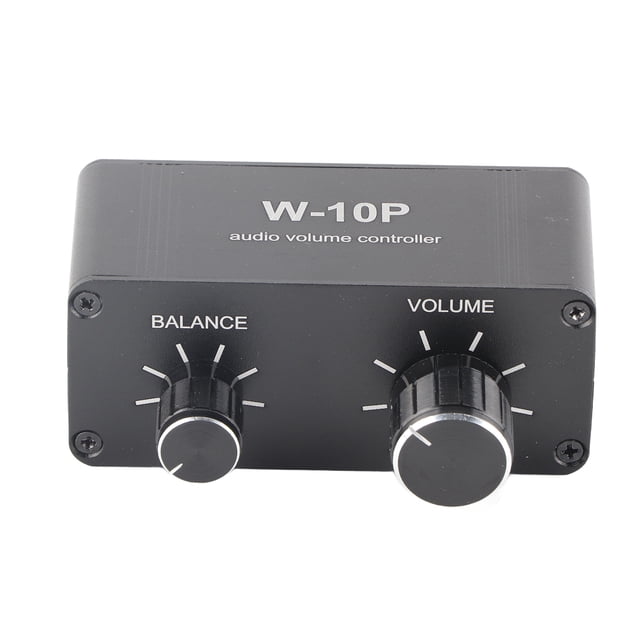Mini controlador de volumen de audio estéreo Controlador de volumen de auriculares con salida jack de 3,5 mm