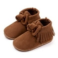 thumbnail image 2 of Ierhent Walking Shoes for Babies Toddler Mesh Jogger Sneakers(Brown,12), 2 of 7