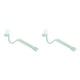 thumbnail image 3 of Yuarrent Cepillo de limpieza en forma de S de alta con gancho, cepillos de baño de pelo suave, cepillo de limpieza para baño, herramientas de verde 2piezas Yuarrent CBP035339, 3 of 5