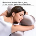 thumbnail image 6 of BodyPedia Anti-Wrinkle Beauty Pillow – Skin-Friendly, Ergonomic design for Side/Black/Stomach Sleepers, Two Heights for Different People, Memory Foam Pillow for Neck Support, Everyday Comfort Pillow, 6 of 9
