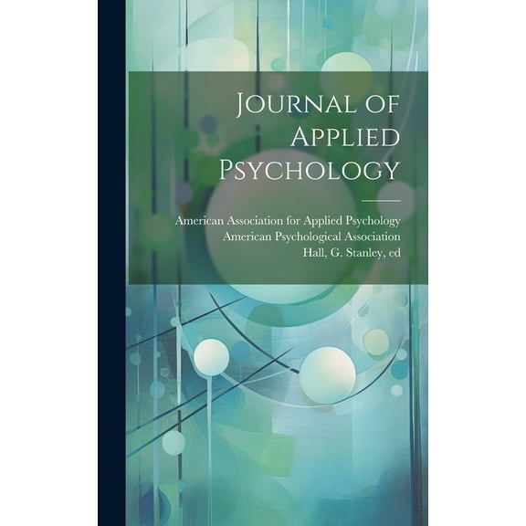 Journal of Applied Psychology (Hardcover)