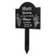 thumbnail image 3 of Memorial Stakes Acrylic Grave Cemetery Decoration Cemetery Memorial Stake Decoration Angel Wings Express Love and Commemoration 1Pcs, 3 of 5