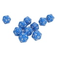 thumbnail image 1 of Ensemble de 10 Pcs en Polyèdre, 20 Côtés pour Jeux de Rôle, Accessoires d'Enseignement des Mathématiques, 1 of 8