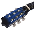 thumbnail image 3 of vidaXL Western Classical Cutaway Guitar with 6 Strings Blue Shaded 38, 3 of 5