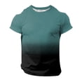 thumbnail image 4 of Playeras De Compresión Para Hombre, Conjunto De Dos Piezas De Camiseta Y Pantalones Cortos De Manga Corta Con Estampado Completo Para Hombre, Camisa Estampada Y Pantalón Corto., 4 of 4
