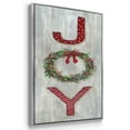 thumbnail image 3 of Joy - Framed Gallery Wrapped Holiday Canvas - 17 x 25 - Silver Frame, 3 of 8