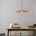 thumbnail image 2 of Wood Pattern Metal Cage Pendant Lighting for Kitchen Island, Nordic Style Farmhouse Pendant Light Fixture, Single Industrial Rustic Pendant Lamp, Simple Pendant Light for Dining Room, 2 of 5