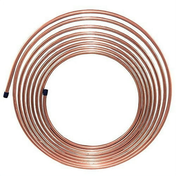 4LifetimeLines Copper-Nickel Brake Line Tubing Coil, 5/16 x 25