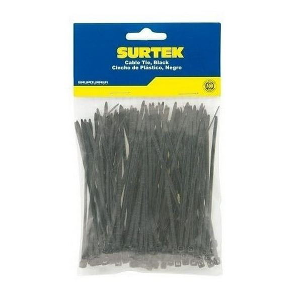 Cincho Plástico 150 X 3.6mm 50 Piezas Negro 114205 Surtek