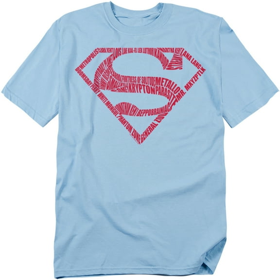 Superman T-Shirt Word Shield Unisex Graphic Tee For Men & Women