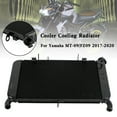 thumbnail image 2 of Black Aluminum Radiator Cooling Cooler Fit For Yamaha MT09 FZ09 MT-09 2017-2020, 2 of 10