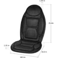 thumbnail image 4 of Snailax Memory Foam Vibration Massage Chair Pad, Back Massager with Heat, Electric Seat Massager for Car, Grey, 4 of 9