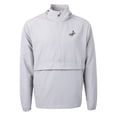 thumbnail image 2 of Men's Cutter & Buck Gray Los Angeles Dodgers Charter Eco Recycled Anorak Half-Zip Hoodie Jacket, 2 of 3