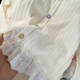 thumbnail image 5 of Cethrio Girls Long Sleeve Tops, Pullover Casual Soft Crew Neck Girls T-shirts Beige Size 7-8, 5 of 7