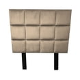thumbnail image 1 of Cabecera El Bazar Store Cuadrum Queen Terciopelo Beige, 1 of 1