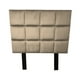 thumbnail image 1 of Cabecera El Bazar Store Cuadrum Individual Terciopelo Beige, 1 of 1