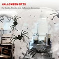 thumbnail image 4 of Innens Halloween Decoration Giant Spider 2.95ft Indoor Outdoor House Decor, Black, 4 of 14