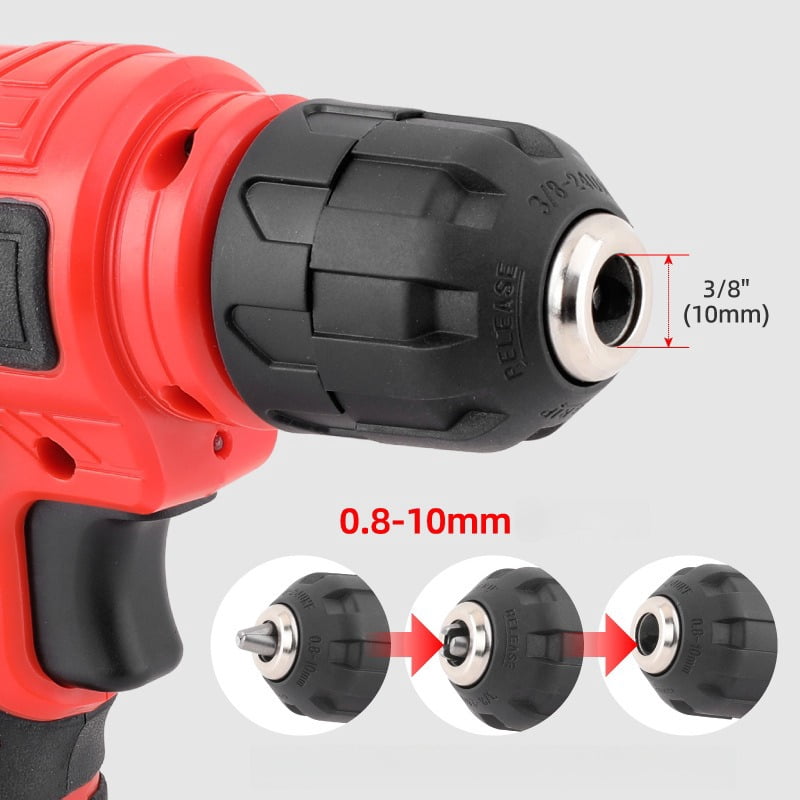 Tool Set - Tool Kit With 8V Cordless Drill, 129 Piece Tool Box With Drill, Home Tool Kits For Men & Women, Hand Drill Set
