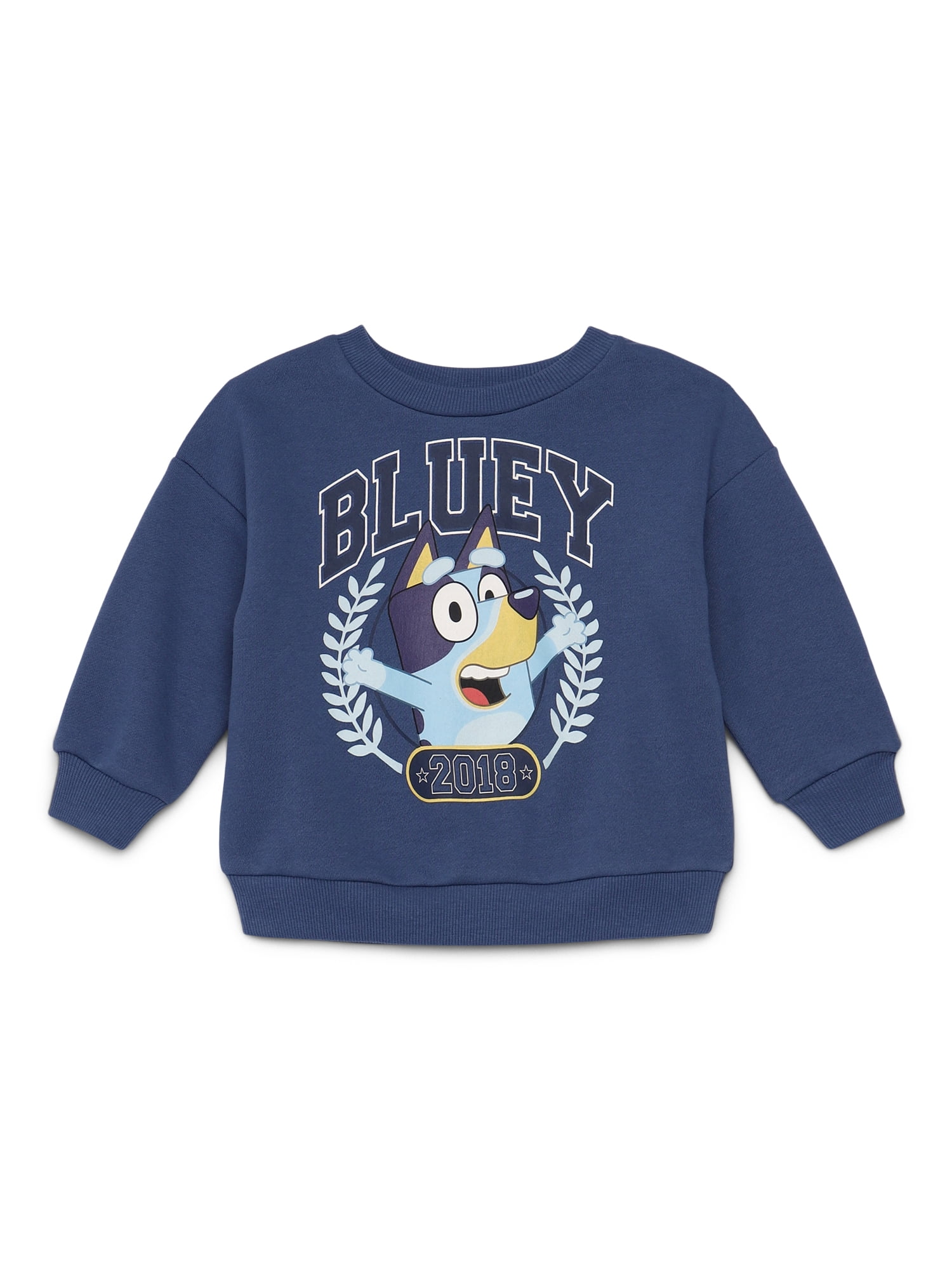 Bluey Toddler Girls Graphic Sweatshirt and Joggers Set, 2-Piece, Sizes 12M-5T