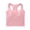 Pink, variant on Workout Tops for Women Short I Shaped Vest with Chest Cushion Slim Fit Underwear Including Bra Exposed Navel Waist Top Base Shirt Vest