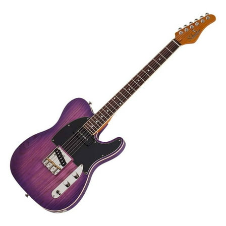 Schecter PT Special Series Telecaster-Style Electric Guitar - Purple Burst Pearl