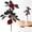 B, variant on Assorted Gothic Halloween Artificial Picks – Black Orange Red Fall Decorative Branches, 30x20cm Velvet Picks for Wreath, Centerpiece, Mantel & DIY Crafts