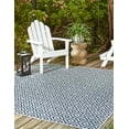 thumbnail image 3 of Jill Zarin Outdoor Collection Area Rug - Costa Rica (13' 1" Square Blue/Ivory), 3 of 3