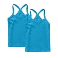 thumbnail image 2 of GERsome 2 Pack Girls Tank Tops Toddler Kids Undershirts Soft Cotton Cami Tank Top Summer Sleeveless Camisole Tops for Girls, Sizes 12-24 Months, 2 of 6