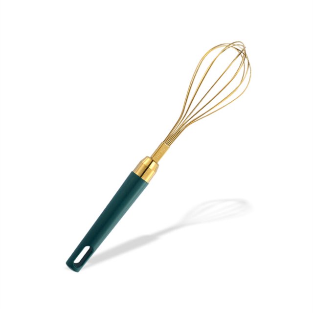 Cateissary Batidor de huevos, Mini batidor Manual de globos, batidor de repostería, mezclador, espumador de leche, Bar, restaurante, panadería, Type2 NO2