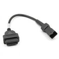 thumbnail image 1 of OBD Motorcycle Cable for 4 Pin Plug Cable Diagnostic Cable 4Pin to OBD2 16 Pin Adapter,1 x OBD Cable,Black, 1 of 5