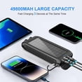 thumbnail image 2 of Power Bank Solar Kepswin 49800mAh con Linterna LED, 2 of 7