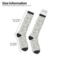 thumbnail image 2 of Naloa Daisies Flowers Thigh High Socks Extra Long Stretchy Sock Women Over Knee High Opaque Stocking Daily Wear, 2 of 6