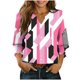 thumbnail image 1 of Camisas de Cuello de Tripulación de Manga Larga para Hombres 3/4 Cuarto de Manga V-Cuello Superior Botón Arriba Cardigan para la Moda Casual Primavera Verano, 1 of 5