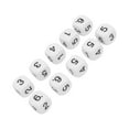 thumbnail image 1 of Table Game Polyhedral , 20PCS 6 Sided Number  Plastic 16mm Round Corner Polyhedral  Set for Numeral Teaching Board Games, 1 of 7