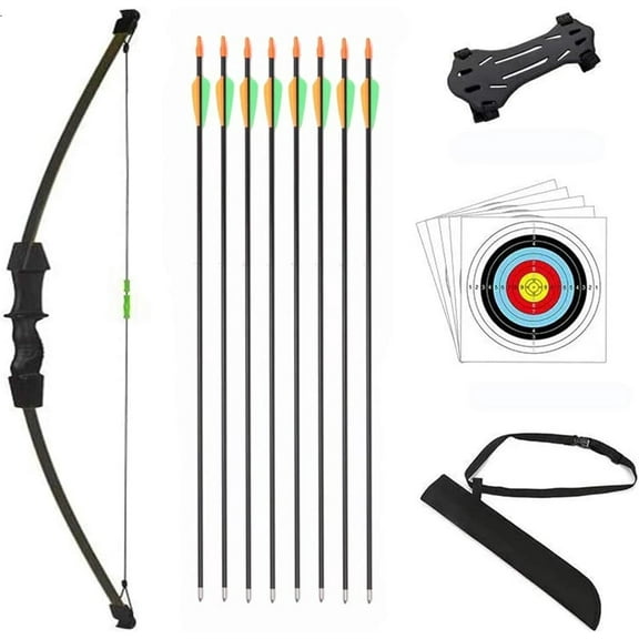 AMEYXGS Archery F021  Recurve Bow Black For Children Gift , 1  Set