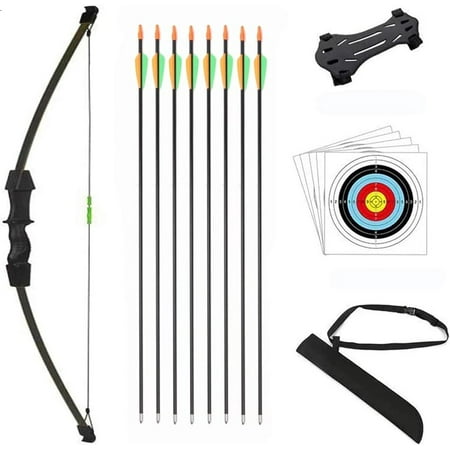F021 Recurve Bow and Arrows for Children Outdoor Youth Junior Archery