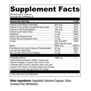 Live Conscious Hair La Vie Revitalizing Blend Hair Vitamins with Biotin, Collagen and Saw Palmetto for Women and Men