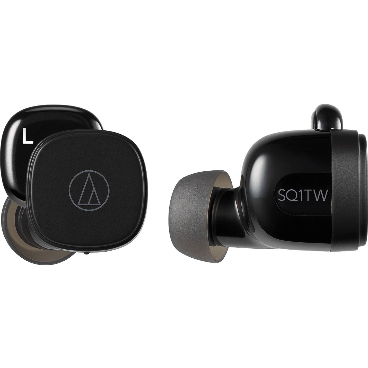 大好評売り Audio-Technica ATH-SQ1TWBK Wireless in-Ear Headphones， Black欧米で人 イヤホン、ヘッドホン 