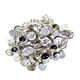 thumbnail image 1 of 23x23mm Base de hierro Broches Botón Pin-Back Piezas Pin Base Pad 100 piezas, 1 of 9