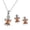 M, variant on QIQUWOHUL Animal Jewelry Ornament Necklace Set Turtle Earrings Series Jewelry Sets